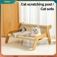 haosu Sturdy Cat Furniture Cat Scratching Sofa Premium Cat Scratcher Couch Durable Sisal Cat Chair f
