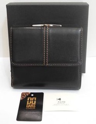 【日本製】🔵DAKS LONDON 短夾🔵皮夾 皮包 錢包 零錢 皮革 口金 黑色 日系 英國 倫敦 品牌 名牌 0308