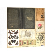 Junque Gypsy Double-Sided Cardstock 12"X12" Shangri La