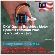 Brushless motor 3536/1200kv for RC Airplane