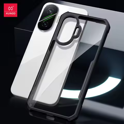 For POCO F7 capa Xundd Airbag Shockproof High-quality Transparent PC + TPU Protective Back чехол