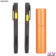 LEMONTRE 2pcs Tailor Fabric Marker, Natural Fading Erasable Sewing Chalk, Pen Refill Multifunctional