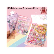 3D Miniature Scene Sticker Mini Books