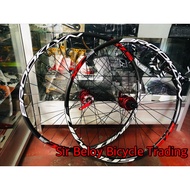 Budget MTB Rim Set Sagmit Brooklyn Rim Set 27.5 Mountain Bike Rim Set Alloy 32H Cassette Type