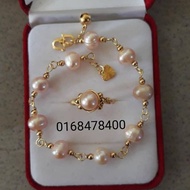 【Ready Stock】GELANG TANGAN SET CINCIN SUASA MUTIARA ASLI SABAH IKAT SUASA