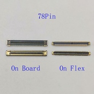 2-5pcs 78Pin USB Charger FPC Connector For Samsung A32 A42 A52 A72 A82 A52s A12 A13 A14 A33 A53 A73 