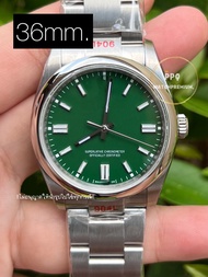 นาฬิกาข้อมือ RL Oyster Perpetual (OP) Green 31,36,41mm (Top Swiss) (สินค้าพร้อมกล่อง) (ขอดูรูปแบบไม่เซ็นเซอร์ได้ที่ช่องแชทค่ะ)