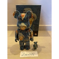 Bearbrick Self Portrait By Vincent Van Gogh 400%+100%