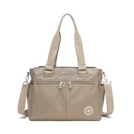 MINDESA- 2024 TOTE BAG Nylon Fabric Shoulder With Zipper Cool Korean Style Model-8705