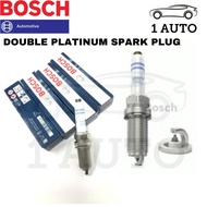 BOSCH DOUBLE PLATINUM SPARK PLUG AUDI A4 B8 1.8TFSI VW PASSAT 2.0 BLUEMOTION Q5 2.0 TFSI QUATTRO MAC