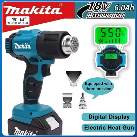 Makita Gun Industrial Handheld Electric Heat Gun Temperatures Heat Gun Cordless Hot Air Adjustable 1