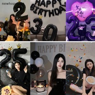 Ntmy 40inch ck Number Balloon ck Crown Number Foil Balloons For 1st Birthday Party Baby Shower Anniv