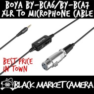 [BMC] Boya BY-BCA6/ BY-BCA7 to 3.5mm/Lightning Plug Microphone Cable