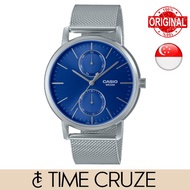 [Time Cruze] Casio MTP-B310 Adjustable Stainless Steel Strap Blue Dial Analog Quartz Men Watch MTP-B