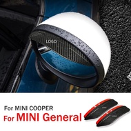 2รถกระจกมองหลังกระจกฝน Sunshade ครอบคลุมสำหรับ MINI COOPER ทั่วไป F54 F55 F56 F57 F60 COUNTRYMAN R56