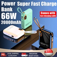 【READY STOCK】PowerBank Mini Fast Charging 66W 20000mAh Portable Charger Small Lightweight Power Bank