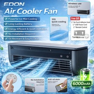 EDON Kitchen Air Cooler Fan E868 Anti-Oil Wall Mounted Desk Portable Air Conditioner 6000mAh 30S Qui