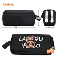 UMISTY Labubu Pencil Bag, Large Capacity Cute Cartoon Pencil Cases, Fashion Storage Bag
