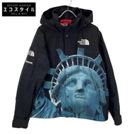 The North Face x Supreme SUP NP61902I 自由女神像登山外套 “黑色” M碼 [二手]