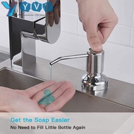 YVE Soap Dispenser Bathroom Countertop Extension Tube Water Pump Detergent Lotion Dispenser