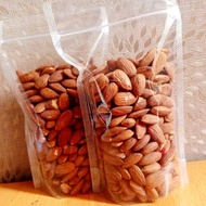 500 GRAMS ROASTED ALOMOND/ ROASTED PEELED ALMONDS