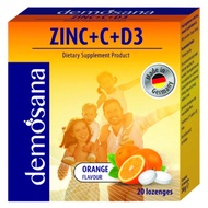 Demosana Zing+C+D3 ชนิดอม  รสส้ม/รสเลม่อน