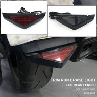 2024 New Motorcycle Accessories Chrome Rear Fender Lower Trim LED LIGHT For Honda Goldwing Gold Wing