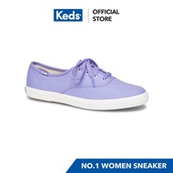 KEDS WF61523 CHAMPION SEASONAL SOLID PURPLE Women's lace-up sneakers light purple hot sale