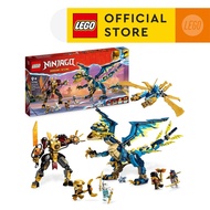 LEGO NINJAGO 71796 Elemental Dragon vs. The Empress Mech Building Toy Set (1038 Pieces)
