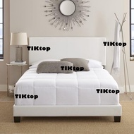 PVC Bed Katil Putih Divan Bed Queen Bed