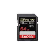 SanDisk Genuine SD Card 64GB SDXC Class10 UHS-II V90 Reads up to 300MB/s SanDisk Extreme PRO SDXDK-064G-GHJIN