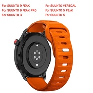 22mm Watch Strap for Suunto Vertical /SUUNTO 9 PEAK/5 PEAK Sport Silicone Band for Suunto 3 5PEAK 20