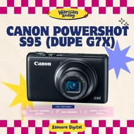 DIGICAM CANON POWERSHOT S95 (DUPE G7X MARK II) (BEST SELLER) DIGITAL CAMERA DIGITAL POCKET CAMERA US
