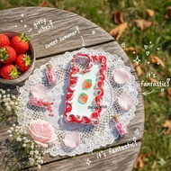 HP (decobytos) PRE-ORDER Decoden Phone Case NGY Strawberry Whipped Fantasy For All Types Handmade De