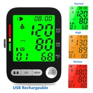 Arm Cuff Tensiometer Digital Sphygmomanometer Electronic Blood Pressure Monitor Voice BP Monitor Hig