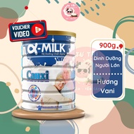 ALPHA MILK CALCIUM POWDER MILK CAN 900G.