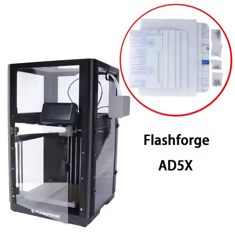 Blurolls 3D Printer Enclosure for Flashforge Adventurer AD5X PC Polycarbonate Dustproof Noise Reduct