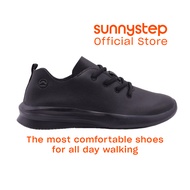 Sunnystep - Balance Runner - Sneakers in Full Black - Most Comfortable Walking Shoes