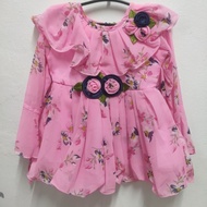 Birthday Kids Dress Baju Raya (6m - 24m) Gaun Budak Perempuan Baju Baby Girl Murah Wedding