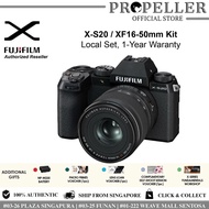FUJIFILM X-S20 Mirrorless Camera, Black