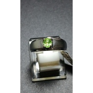 Garnet tsavorite ring stone