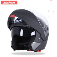 JIEKAI 105 Flip up Helmet Modular Motorcycle Helmet Double Lens Built-in Sun Visor Racing Full Face Helmet