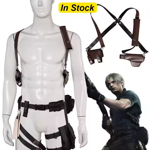 Fancy Leon Tactical Suspender Chest Strap For Men Biohazard Game Hazard Bio Re Cosplay Costume Acces