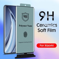 Xiaomi Mi 11 10 Pro Ultra Note 10 Lite Full Glue Cover Screen Protector Clear HD Ultra Thin Soft Ceramic Film