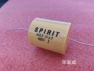 100% 2PCS/MKP 10UF 400V 106J axial film capacitor