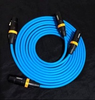 日本/Canare L-2T2S  Balanced Female XLR to Male XLR 純銅 專業錄音級 平衡式 訊號線/配日本/Choseal秋葉源插頭(2條1對/每條1.8M長)