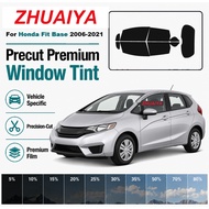 Premium Precut Nano Ceramic Tint For Honda Fit Base 2006-2021 2Mil UV99% IR99% 5-Year Warranty