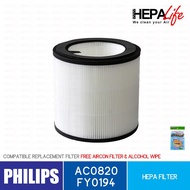 PHILIPS AC0820 FY0194 Compatible Hepa Filter - Hepalife