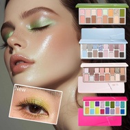 16color Eyeshadow Glitter Matte Pearlescent Eye Shadow Green Pink Makeup Sequins Palette Makeup G4u4