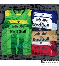 เสื้อกีฬา Lugust ( LG-A004 ) แขนกุด สกรีน Red Bull